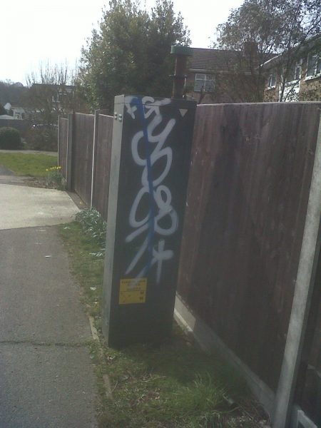 Chaseside – Graffiti reported